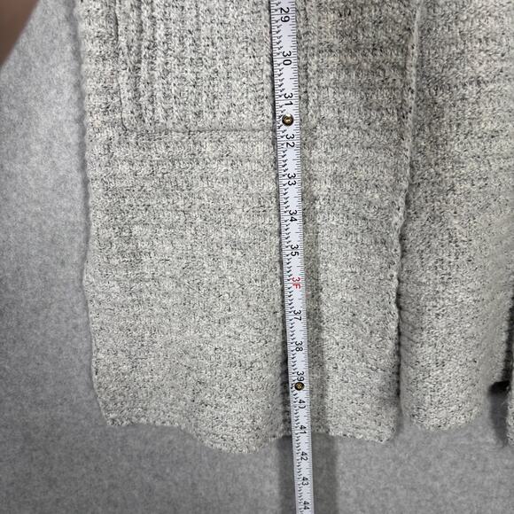 Peyton Jensen Cardigan Sweater‎ Small Gray Duster Chunky Long Lounge Cozy Comfy - Picture 7 of 13